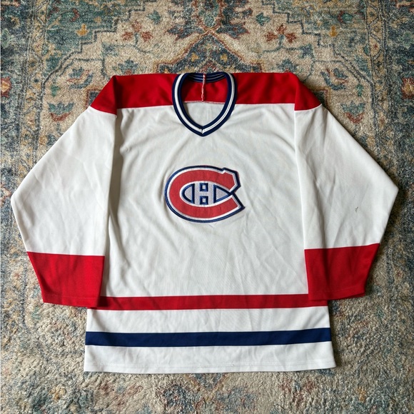 NHL Other - Vintage 80s NHL Montreal Canadiens Hockey Jersey Large